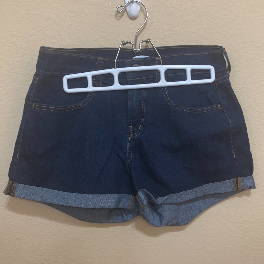 Old Navy High-Rise Dark-Wash Jean Shorts